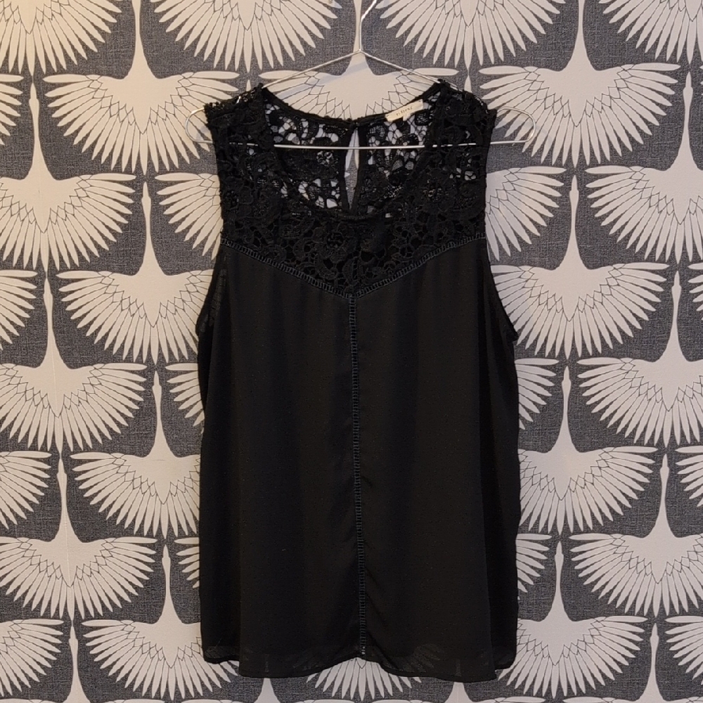 Elegant‎ Black Lace Women's Top